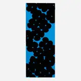 Wallflower (Pale Blue and Black Flowers) by Donald Sultan, 2018, screenprint in colors, sold Oct 2022