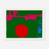Patrick Heron, Plate 11 (from the January 1973 series), 1973, screenprint in colors