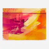 Electric Chair by Andy Warhol, 1971, screenprint in colors, sold Oct 2022