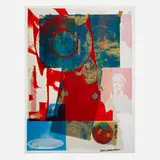 Robert Rauschenberg, Quarry Local One, 1968, offset lithograph in colors