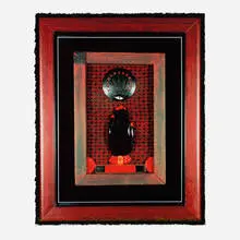 The Long Memory by Betye Saar, 1998, lithograph in colors, sold Oct 2022