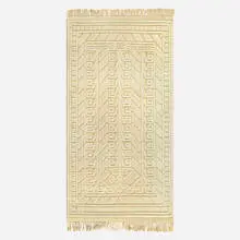 Vita Spetsporten half-pile carpet by Marta Maas-Fjetterstrom, 1951, hand-woven and hand-knotted wool, sold May 2026