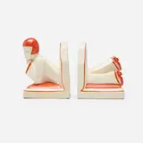 Art Déco, Bookends with a girl, pair