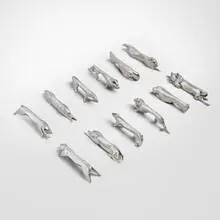 Édouard-Marcel Sandoz, Gallia animalier knife rests, set of twelve