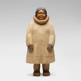Brent Gelaude, Standing Figure with Mauve Mittens