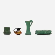 Teco Pottery, Collection of four works