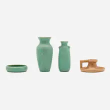 Teco Pottery, Collection of four works