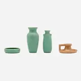 Teco Pottery, Collection of four works