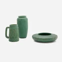 Teco Pottery, Collection of three works