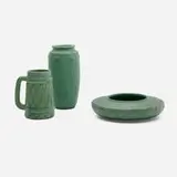 Teco Pottery, Collection of three works