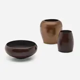 Harry St. John Dixon, Collection of three vessels, copper