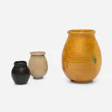Newcomb College Pottery, Collection of three vases