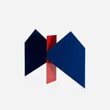 Wink by Lyman Emmet Kipp, Jr., 1980, painted aluminum, sold Sep 2016