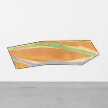 Kenneth Noland, Orison, 1982, acrylic on canvas