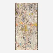 Larry Poons, Sam and Paris, 1984, acrylic and mixed media on canvas