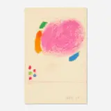 Jules Olitski, Janus 24, 1963, pastel on paper