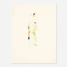 Anne Chu, Study for a Court Lady, 1998, watercolor on paper