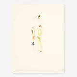 Anne Chu, Study for a Court Lady, 1998, watercolor on paper