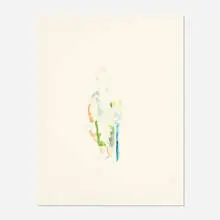 Anne Chu, Study for a Musician With Stick, 1998, watercolor on paper