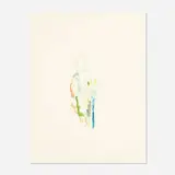 Anne Chu, Study for a Musician With Stick, 1998, watercolor on paper