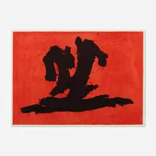 Robert Motherwell, Wave, 1989, lithograph on white Somerset mould-made paper