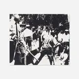 Andy Warhol, Birmingham Race Riot (from the Ten Works X Ten Painters portfolio), 1964, screenprint on paper