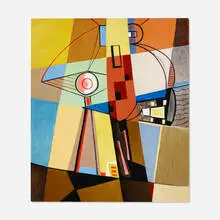Louis K. Stone, Untitled (MR55), c. 1940, oil on canvas