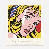 Lawrence Wolfson and Roy Lichtenstein, Poster for the Parrish Art Museum, 1982/1983, silkscreen on paper