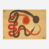 tapestry by Alexander Calder, 1975, hand-woven maguey fiber, sold Sep 2016