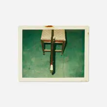 Untitled (Rifle on a Chair) by Andy Warhol, Polaroid Polacolor print, sold Sep 2016