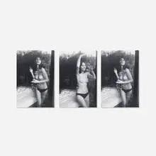 Dennis Hopper, Beverly Renee (triptych), 1961, silver-gelatin print