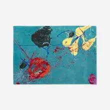 carpet for Arterior Collection by Sam Francis, c. 1990, machine-woven wool, sold Sep 2016