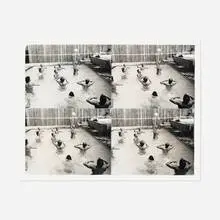 Andy Warhol, Pool Party, 1986, stitched gelatin silver prints