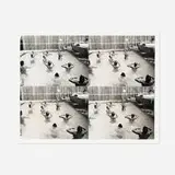Pool Party by Andy Warhol, 1986, stitched gelatin silver prints, sold Sep 2016