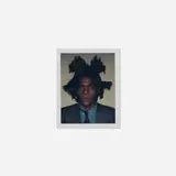 Jean-Michel Basquiat by Andy Warhol, 1982, Polaroid Polacolor print, sold Sep 2016