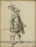 Jacob de Gheyn the Younger, Untitled, pen and ink on buff paper each 26 x 18cm