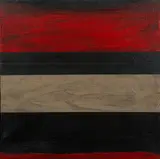 Charles Battaglini, Inside Lama Temple, acrylic on canvas, 13.75 inches square