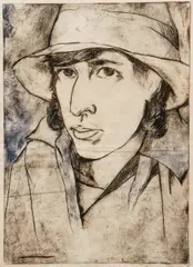 Frau [Portrait of a Woman] by Hanns Kralik, 1926, etching with aquatint on paper, offered Feb 2022