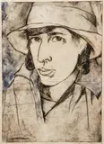 Hanns Kralik, Frau [Portrait of a Woman], 1926, etching with aquatint on paper