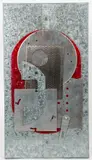 Robert Lepper, Untitled Cubist Construction, 2002, found aluminum, aluminum fasteners, and steel, collage