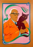 Warren K. Pleasants, Portrait of Asa Janney Pleasants, 1974, gouache on paperboard