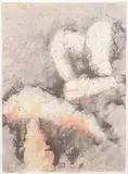 Baruj Salinas, (Cuban, b. 1935), Untitled Abstract, c. 1970s, lithograph printed in color on textured paper, pencil