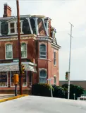 Raymond DeFazio, Main Street, 1982, watercolor