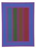 Richard Anuszkiewicz, Plate VIII, from Sequential Portfolio, 1972, serigraph printed in colors