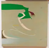 Kathryn Baines, Green Ground, c.2006, acrylic on birch board