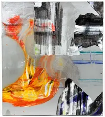 David French, Materialize, 2005, oil and aluminum pigment on linen canvas