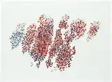 Robert Goodnough, Autumn Leaves Always, 1993, lithograph printed in colors