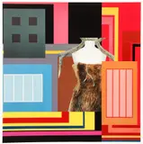 Peter Halley, Contamination 1, 2002, lithograph and screenprint in colors