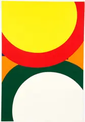 Untitled by Al Held, 1968, serigraph printed in colors, 38 1/2 × 26 3/8 inches, (97.8 × 67 cm.), offered Dec 2021