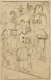 Hanns Kralik, The Circus, 1920s, etching on paper